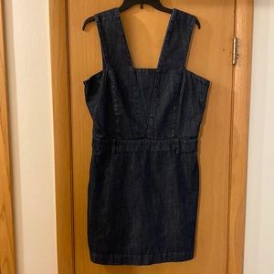 Kate Spade Saturday Jean Dress Jumper Dark Blue Wash Size 12